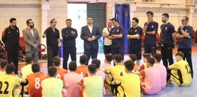 تمرین تیم ملی فوتسال جوانان