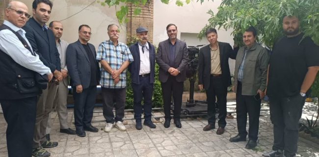 حضور شهردار همدان در محل فیلمبرداری فیلم کارگردان همدانی