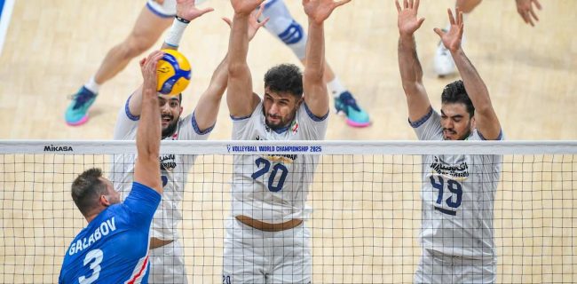 ابراز شرمندگی والیبالیست ایران بعد از باخت به چک ابراز شرمندگی والیبالیست ایران بعد از باخت به چک