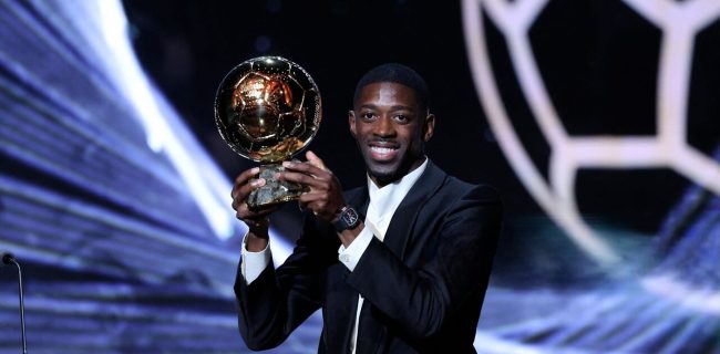 فوری؛ عثمان دمبله برنده توپ طلا ۲۰۲۵ فوری؛ عثمان دمبله برنده توپ طلا ۲۰۲۵