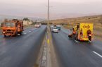از ابتدای سال؛ اجرای بیش از ۲ هزار کیلومتر خط‌کشی در راه‌های استان همدان