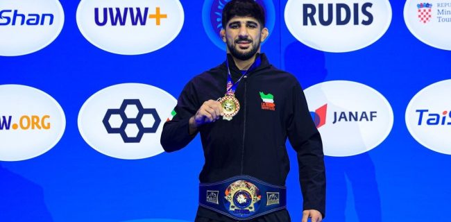 بهترین فن قهرمان کشتی فرنگی جهان چه بود؟