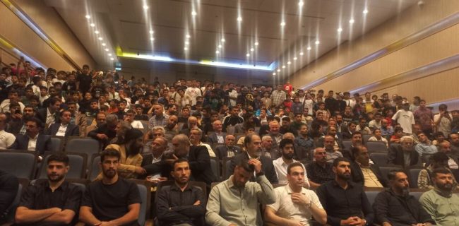 صحبت‌های فرمانده سپاه محمد رسول‌الله در مراسم تجلیل از کشتی‌گیران