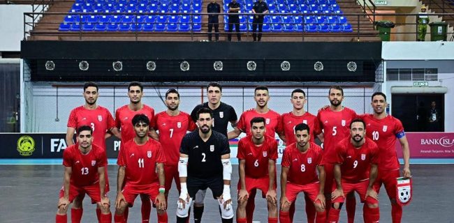 لیست تیم ملی فوتسال برای بازی با روسیه
