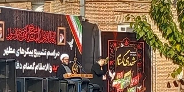 ارومیه در سوگ زهرا (س) میزبان ۶ شهید گمنام شد؛ مسئول سپاه: شهدا سند مقاومت ملت هستند