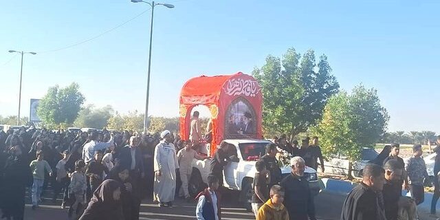 گمنامی که عزیز دوساریِ عنبرآباد شد؛ تشییع پیکر مطهر شهید ۲۲ ساله همزمان با ایام شهادت حضرت زهرا(س)