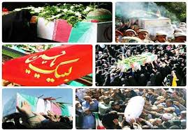 وداع حماسی و فاطمی اصفهان با ۱۲ شهید گمنام دوران دفاع مقدس