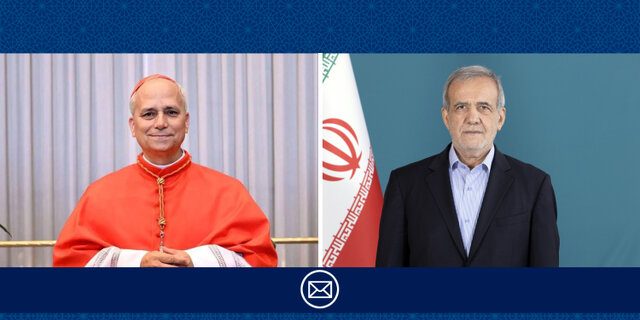 پیام تبریک مسعود پزشکیان به پاپ برای کریسمس و آغاز سال نو میلادی