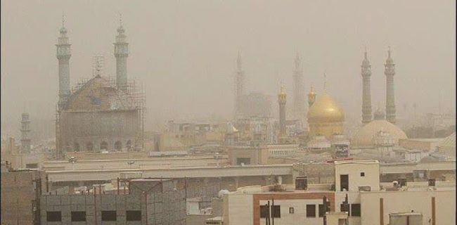 هشدار زیستمحیطی در قم؛ کیفیت هوای قم و قنوات به دلیل آلاینده PM۲.۵ در وضعیت “ناسالم برای همه هشدار زیستمحیطی در قم؛ کیفیت هوای قم و قنوات به دلیل آلاینده PM۲.۵ در وضعیت “ناسالم برای همه