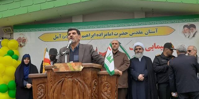 معاون اسبق قدس سپاه در آمل: شبکه‌های آمریکایی-صهیونیستی در یک ماه ۳.۴ میلیون دروغ علیه ایران پخش کردند؛ جهاد تبیین یک واجب عینی بود