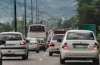 ترافیک سنگین در محورهای شمالی و ورودی‌های تهران/ بارش باران در جاده‌های شمال غرب کشور