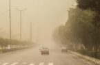 گرد و غبار در راه چهارمحال و بختیاری