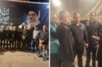 بازدید سردار سید موسی حسینی از موکب خدمات دهی جوانان گلستان به زائران جهت حضور در مراسم تشییع رهبر شهید 