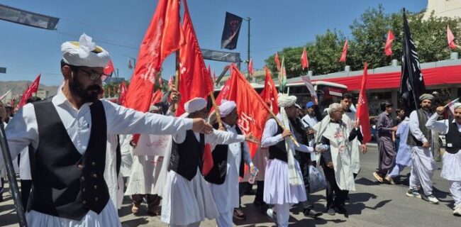 بانگ وفاداری سیستان و بلوچستان در قلب مشهد طنین‌انداز شد